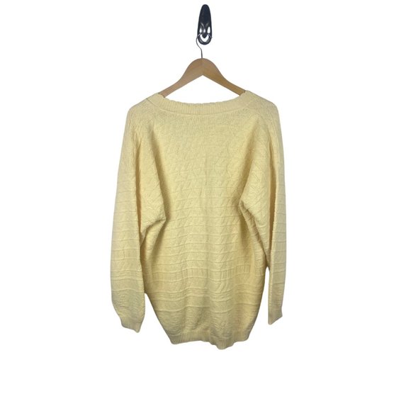 Vintage Cream Cardigan Sweater - Picture 3 of 5